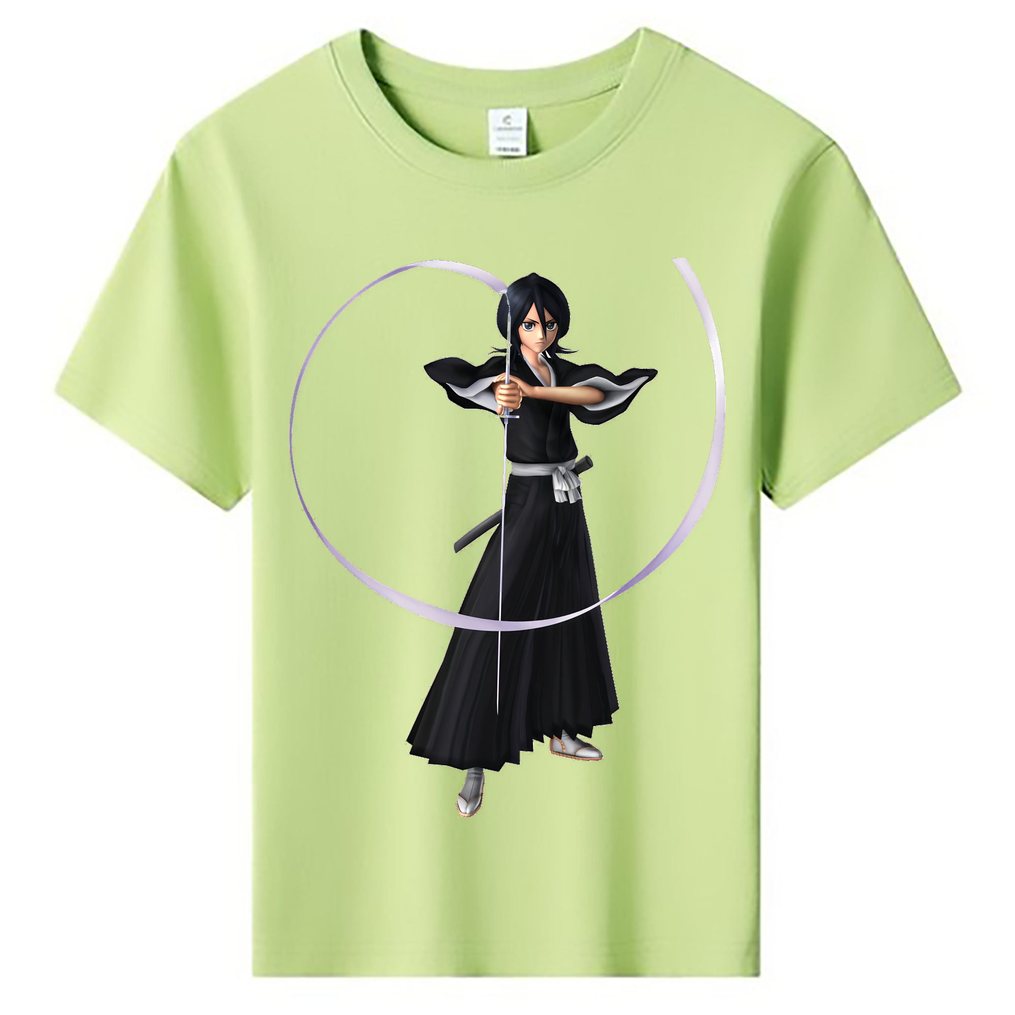 （画像用） ブリーチ 朽木ルキア BLEACH Kuchiki Rukia 綿100％キッズTシャツ（フロントプリント）